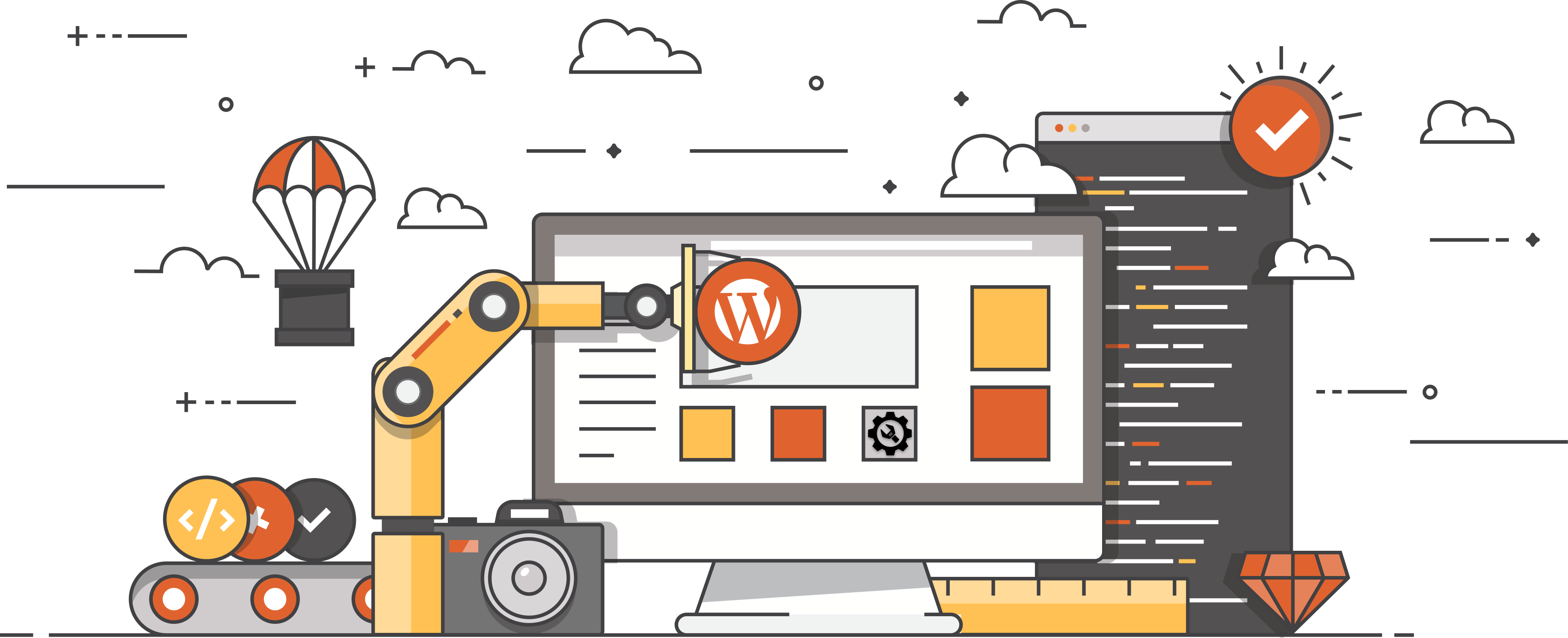 Construction work in progress